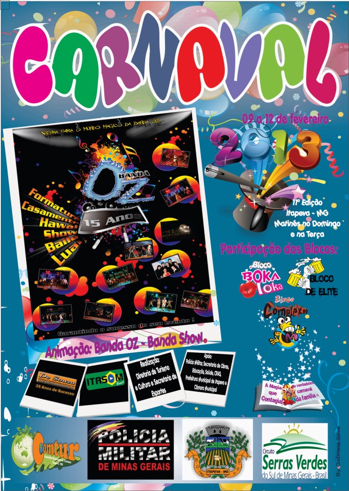 cartaz carnaval 2013