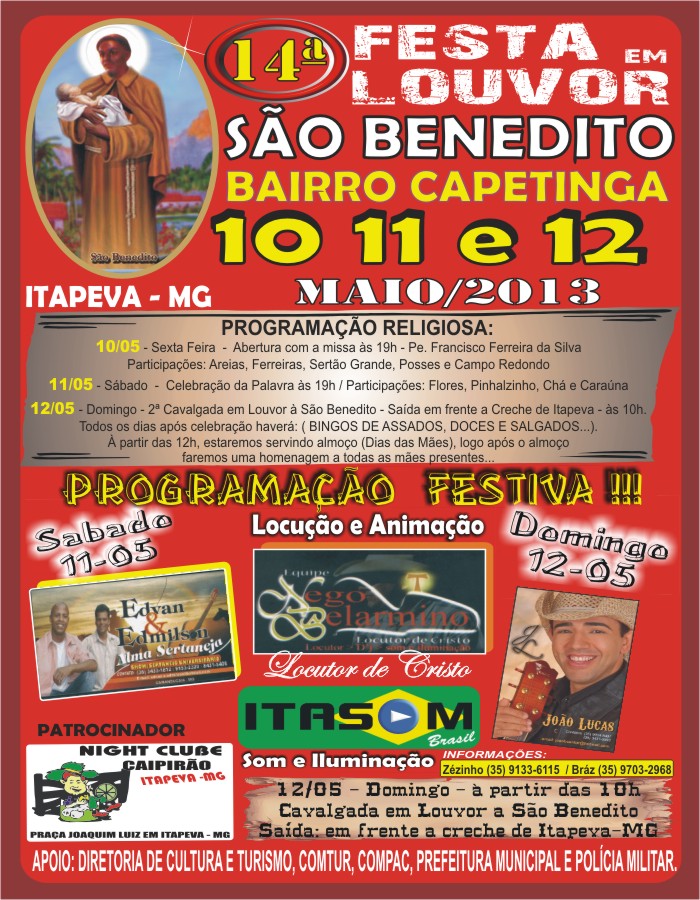 so benedito 2013 - cartaz - 31x44