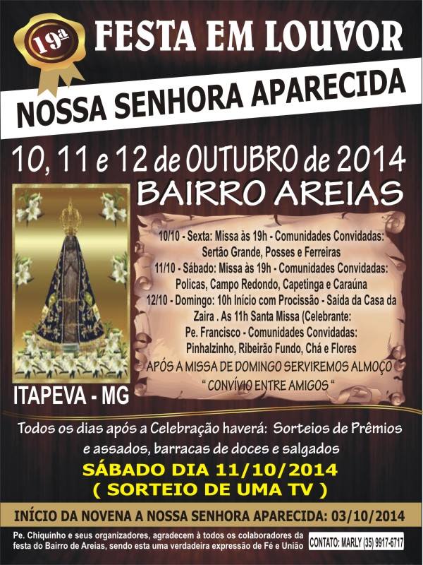 festa areias - outubro 2014