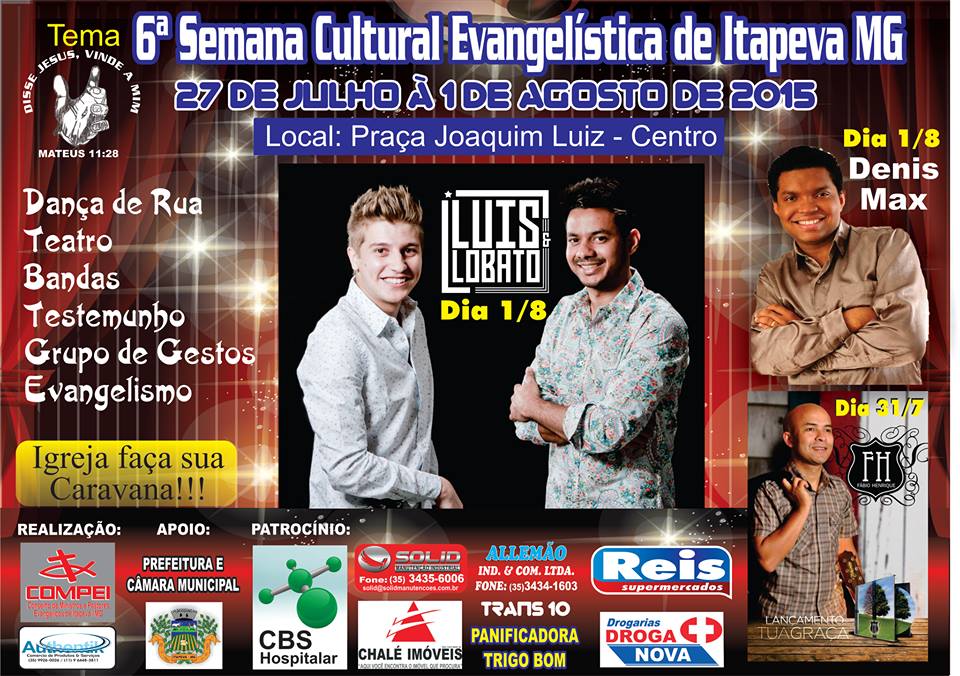 sexta semana cultural evangelistica - 2015