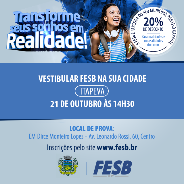 VESTIBULAR ITINERANTE ITAPEVA - FACE