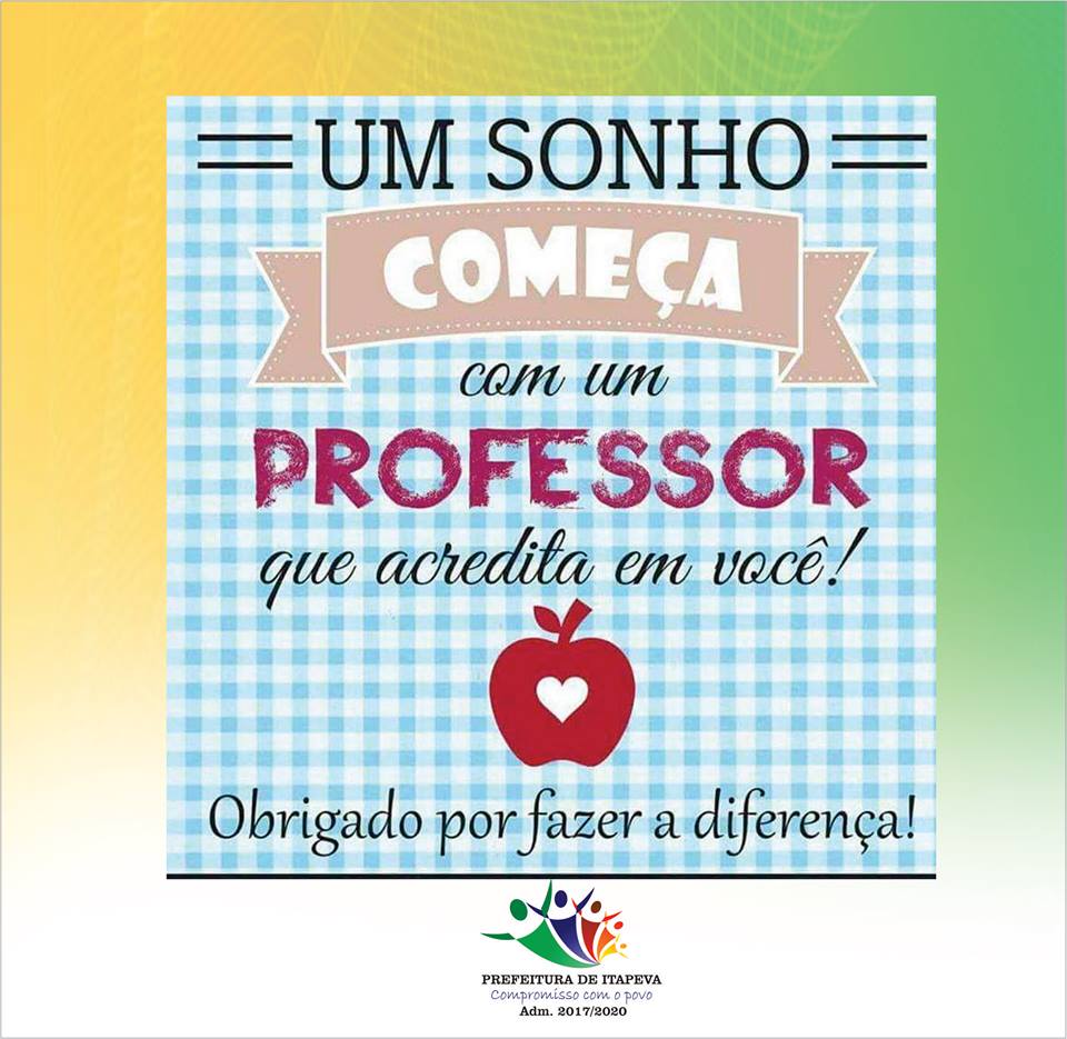 DIA DOS PROFESSORES - 2017